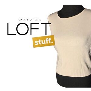 LOFT Cream Women's Top (item#10257)
